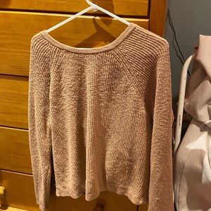 aerie backless sweater